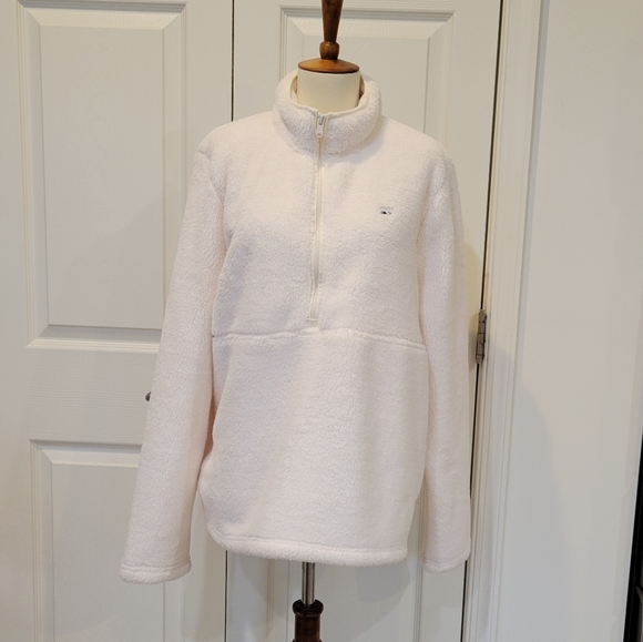 Vineyard Vines Super Plush Fleece Pullover 1W2 - Picture 1 of 12